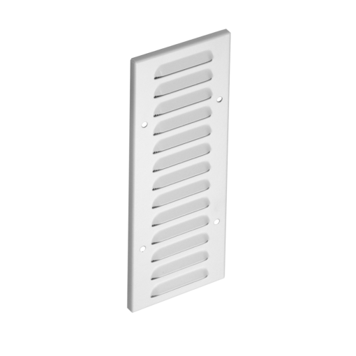 Außengitter FS-ALU 275x100 Farbe: weiß -vertikal-