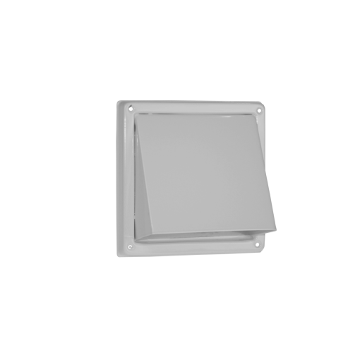 Außenhaube 160x160mm-V2A-weiss H= 70mm, AWH100/80 od. AIRONOVA ALD 100