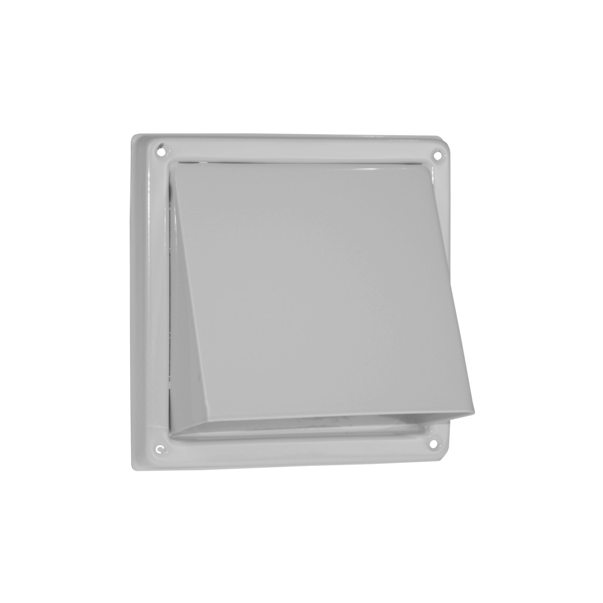 Außenhaube 185x185mm-V2A-weiss